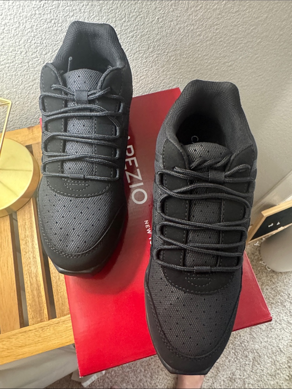 Capezio Black Dance Sneakers -Rock It - Picture 3 of 4
